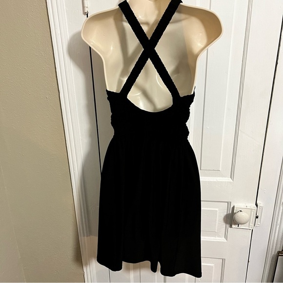 Hill House Jersey Lilou Nap Dress Black Small F2 - Picture 5 of 9